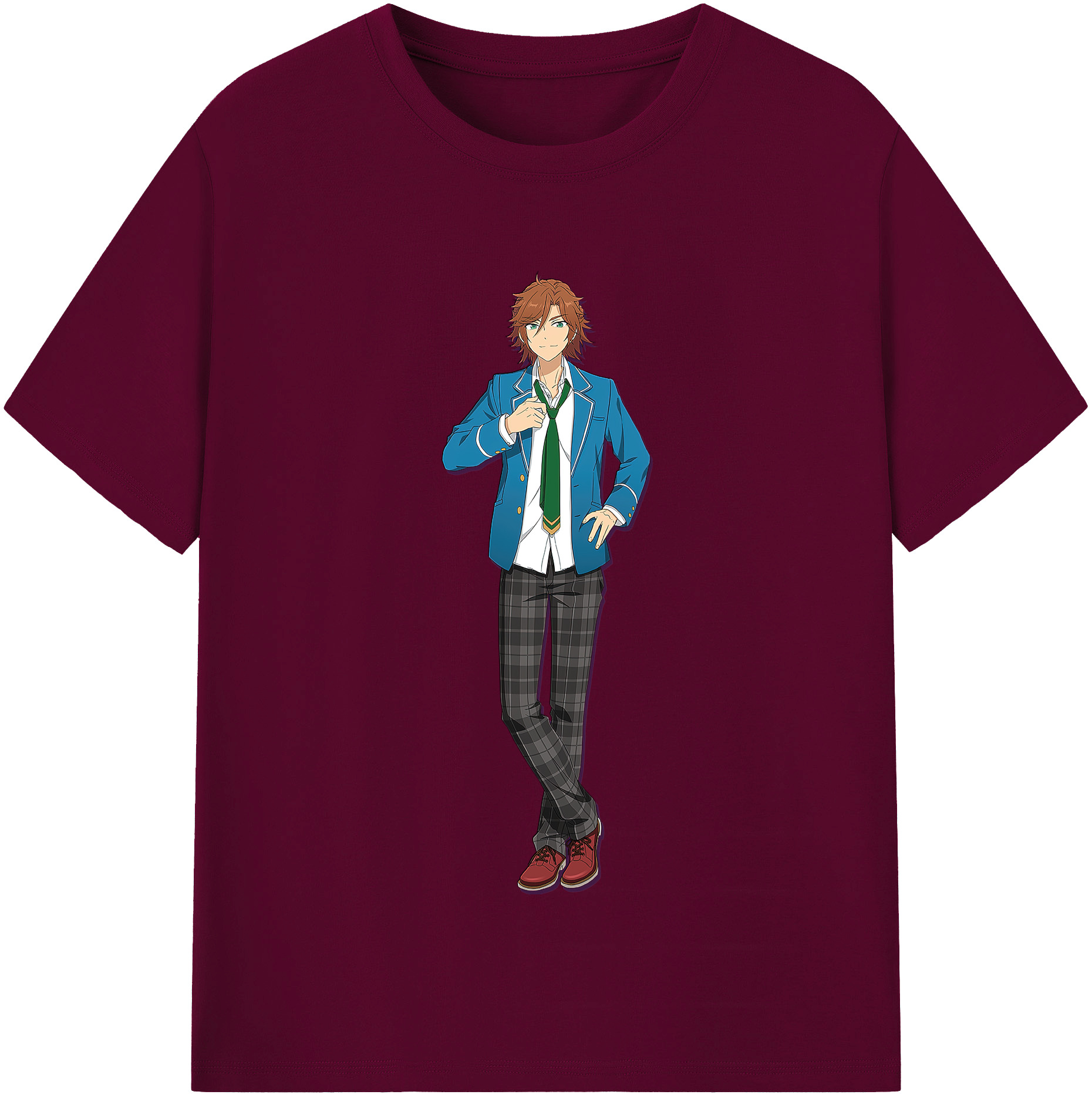 （画像用） あんさんぶるスターズ! Ensemble Stars レディースカジュアルプリントTシャツ（綿100％）